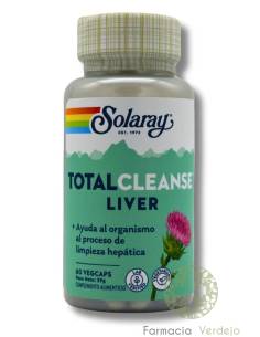 TOTAL CLEANSE LIVER 6O CAPS  SOLARAY Limpieza hepática