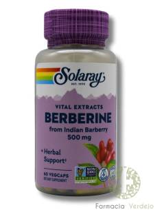 BERBERINA 500 MG 60 CAPS SOLARAY