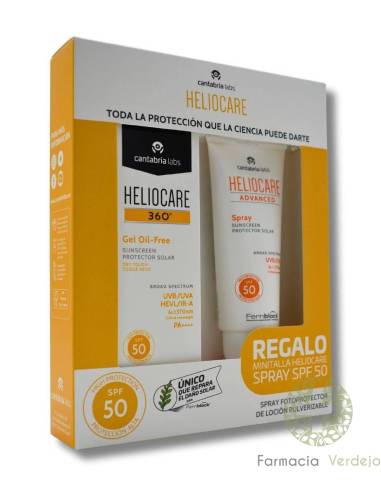 HELIOCARE GEL OIL FREE SPF50 PACK