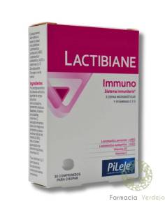 LACTIBIANE IMMUNO PILEJE 30 COMPRIMIDOS PARA CHUPAR Apoyo...