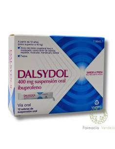 DALSYDOL 400 MG 12 SACHÊS SUSPENSÃO ORAL 10 ML Alivia a...