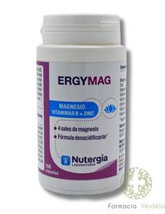 ERGYMAG 100 CÁPSULAS NUTERGIA Desacidifica e combate a...
