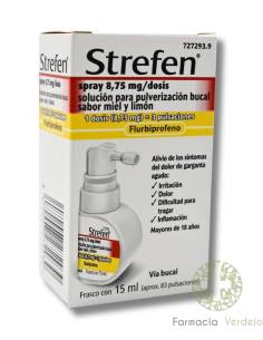 STREFEN MOUTH SPRAY 15 ml (SABOR MEL E LIMÃO) Acalma uma...