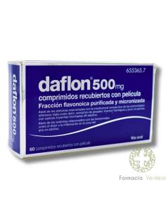 DAFLON 500 MG 60 COMPRIMIDOS RECUBIERTOS MEJORA...