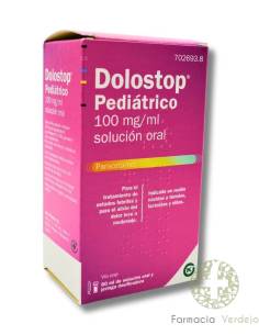 DOLOSTOP  PEDIATRICO PARACETAMOL 100 MG/ML SOLUCION ORAL...