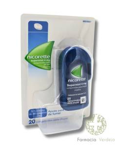 NICORETTE SUPERMINT EFG 4 MG 20 COMPRIMIDOS PARA CHUPAR