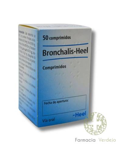 BRONCHALIS-HEEL 50 COMP HEEL Ajuda o sistema respiratório