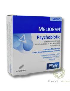 MELIORAN PSYCHOBIOTIC PILEJE 30 CAPSULAS Mejora la flora...