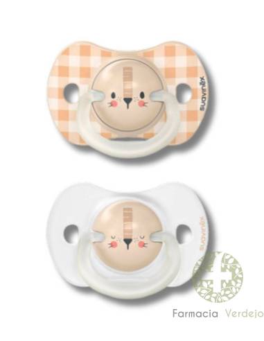 CHUPETE SILICONA T ANATOMICA SUAVINEX NOCHE 0- 6