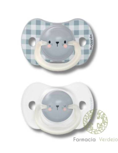 CHUPETE SILICONA T ANATOMICA SUAVINEX NOCHE 0- 6