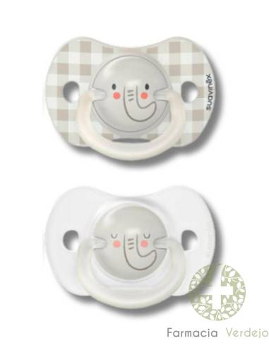 CHUPETA DE SILICONE T ANATÔMICA SUAVINEX NOITE 0-6