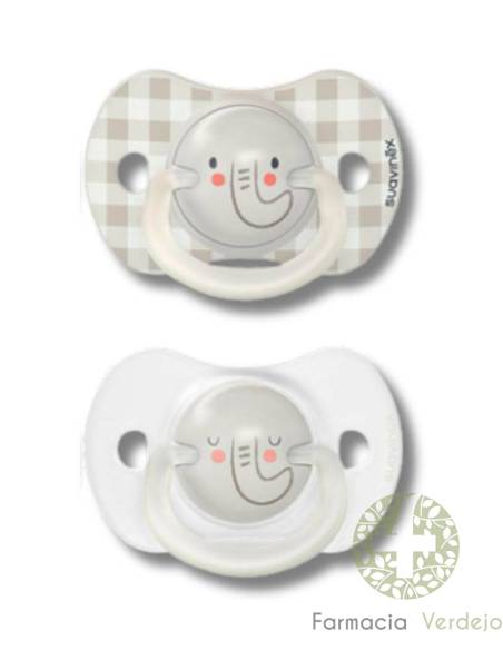 CHUPETA DE SILICONE T ANATÔMICA SUAVINEX NOITE 0-6