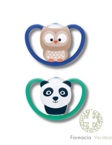 CHUPETA NUK SPACE SILICONE 18 - 36 MESES 2...