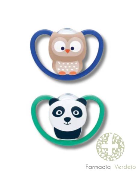 CHUPETA NUK SPACE SILICONE 18 - 36 MESES 2 UNIDADES