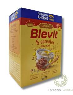 BLEVIT SF8 MEL DE CEREAIS 1000 G A partir de 5 meses