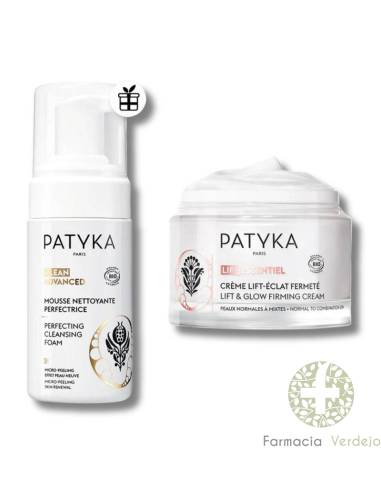 PATYKA COFFRET MOUSSE ANTI-IDADE NETTOYANTE+CREME LIFT-ECLAT O presente perfeito para uma pele radiante e rejuvenescida