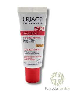 URIAGE ROSELIANE  SPF50+ CC CREMA ANTIROJECES CALMANTE...