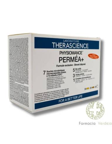 PHYSIOMANCE PERMEA+  PROBIOTICO + COMPLEJO VITAMINICO THERASCIENCE 20+20+20