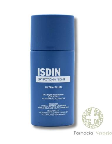 ISDIN ERYFOTONA NIGHT ULTRA FLUID 50 ML Regenera e repara os danos acumulados pelo sol