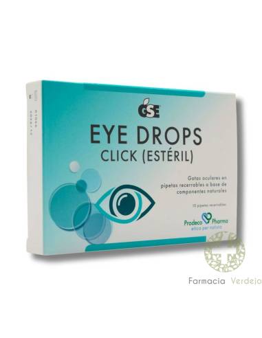 GSE EYE DROPS CLICK 10 PIPETAS RECERRABLES 0,5 ML