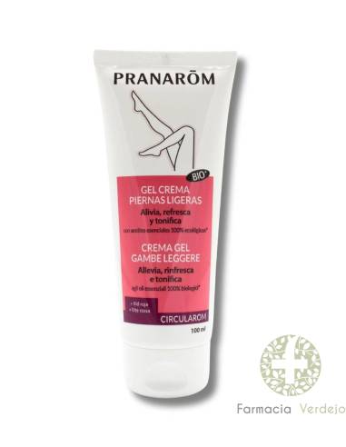 CIRCULAROM GEL CREMA PIERNAS BIO PRANAROM 100 ML Alivia pesadez, picor y dolor