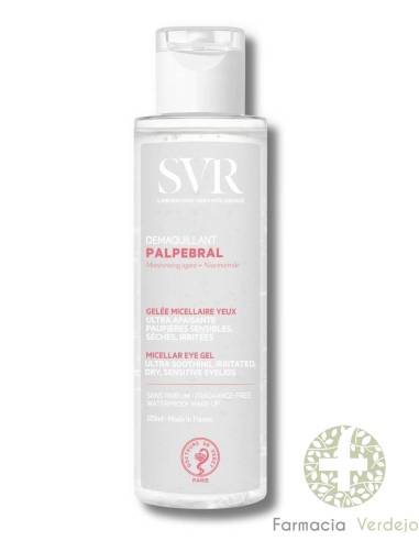 SVR PALPEBRAL BY TOPIALYSE DEMAQUILLANT YEUX 1 EMBALAGEM 125 ML