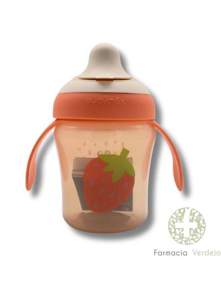 TAZA ANTIDERRAME SUAVINEX + 6 MESES Para aprendizaje con boquilla rígida