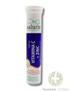 SALURIS VITAMINA C + ZN  20 COMPRIMIDOS EFERVESCENTES...