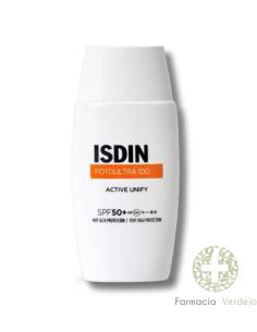 ISDIN FOTOULTRA 100 ACTIVE UNIFY  50ML Muy alta...