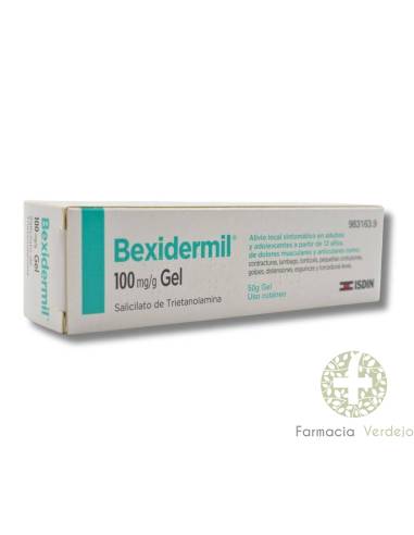 BEXIDERMIL 100 mg/g GEL CUTANEO 1 TUBO 50 g