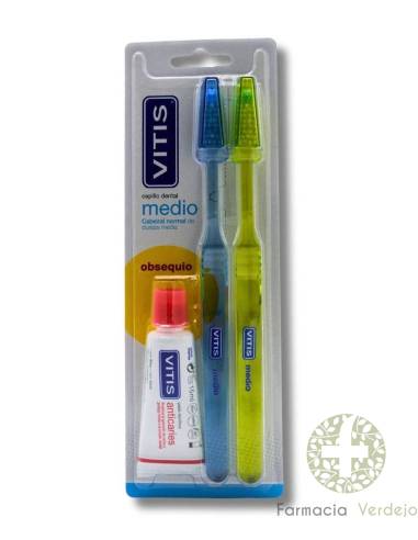 CEPILLO DENTAL ADULTO VITIS MEDIO DUPLO