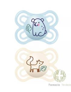 MAM PERFECT 0+ A CHUPETA DE SILICONE DOUBLE PACK