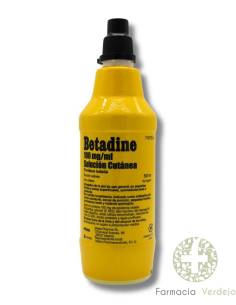BETADINE 100 mg/ml SOLUCION CUTANEA 500 ml
