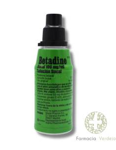 BETADINE BUCAL 100 mg/ml SOLUÇÃO ORAL 125 ml