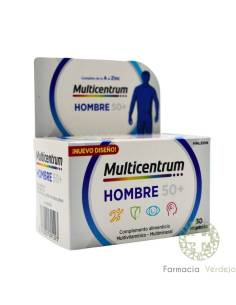 MULTICENTRUM MAN 50+ MULTIVITAMÍNICO COMPLETO 30 COMPRIMIDOS