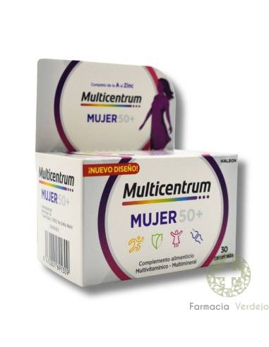 MULTICENTRUM MUJER 50+ 30 COMPRIMIDOS