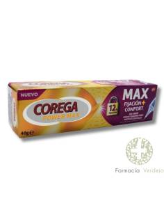 COREGA MAX FIJACION + CONFORT 40 G SIN SABOR