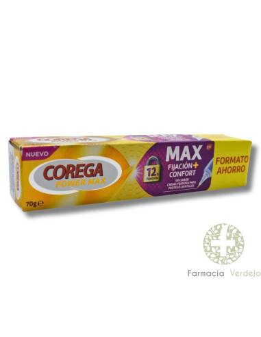 COREGA MAX FIJACION + CONFORT 1 TUBO 70 G SIN SABOR