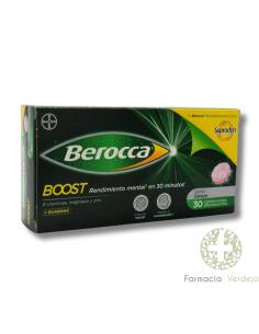 BEROCCA BOOST  30 COMPRIMIDOS EFERVESCENTES Proporciona...