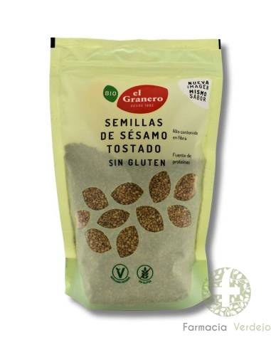 SEMENTES DE GERGELIM TORRADAS 400 GR EL GRANERO