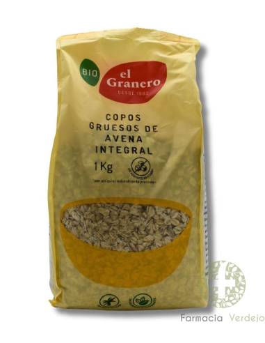 FLOCOS GROSSOS DE AVEIA INTEIRA 1 KG EL GRANERO