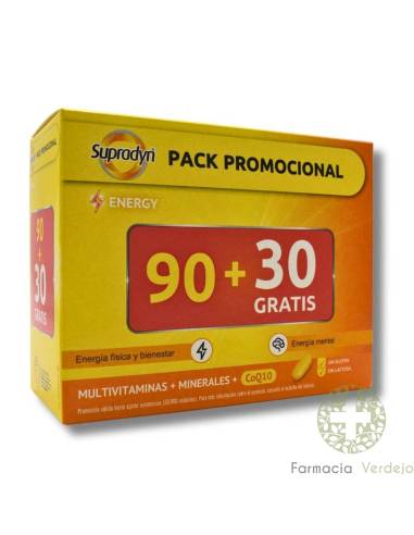 SUPRADYN ENERGY  90 + 30 COMPRIMIDOS Multivitaminas, minerales y CoQ10