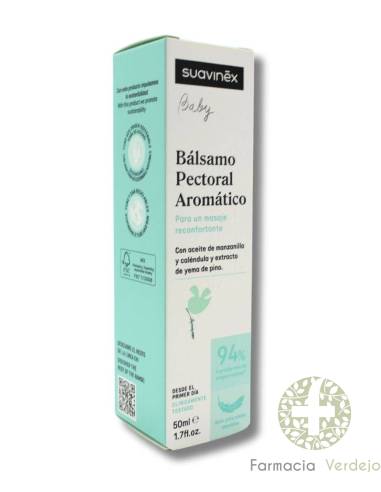 BÁLSAMO AROMÁTICO PARA O PEITO SUAVINEX 50 ML