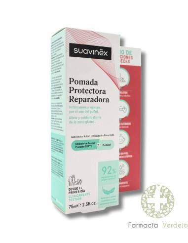 POMADA PROTECTORA REPARADORA CALMANTE CON PANTENOL PARA ROZADURAS SUAVINEX 75 ML