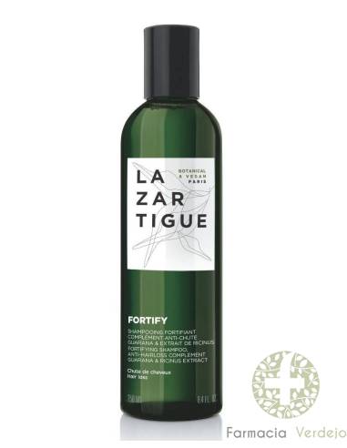 FORTIFY SHAMPOO FORTALECEDOR ANTI-QUEDA GUARANÁ E EXT RÍCINO 250ML LAZARTIGUE