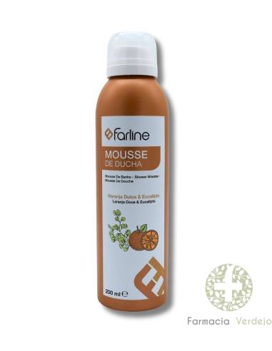 MOUSSE CORPORAL DE LARANJA DOCE E EUCALIPTO 200 ML FARLINE