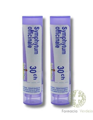 SYMPHYTUM OFFICINALE BOIRON GLÓBULOS C30 2 RECIPIENTES 4 g