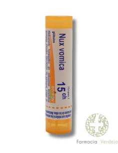 NUX VOMICA BOIRON C15 GLOBULOS 1 ENVASE 4 g
