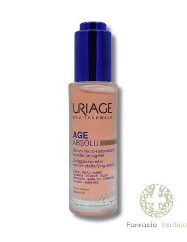 AGE ABSOLU SÉRUM POTENCIADOR DE COLÁGENO MICRO-REDENSIFICANTE 30 ML URIAGE