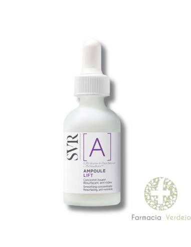 AMPOLA A LIFT SVR 30 ML Concentrado suavizante e antirrugas com 0,3% de vitamina A